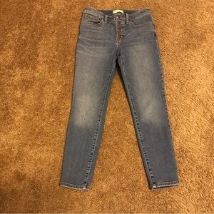 Madewell 9” Mid-Rise Skinny Crop Jeans